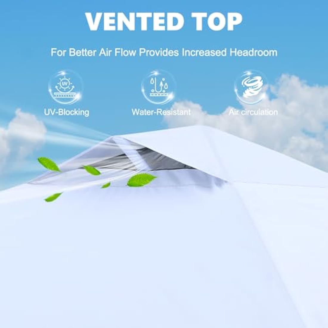 MASTERCANOPY Pop-up Gazebo Tent | 2x2M Waterproof Canopy with Sidewall