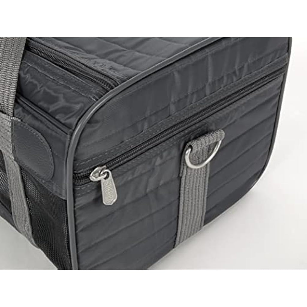 Sherpa Deluxe Pet Carrier | Airline Approved Travel Bag, Charcoal, Small