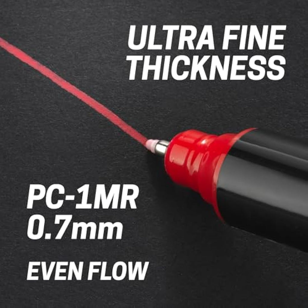 POSCA PC-1MR Ultra Fine Paint Markers - 8 Pack Multi-Surface Pens