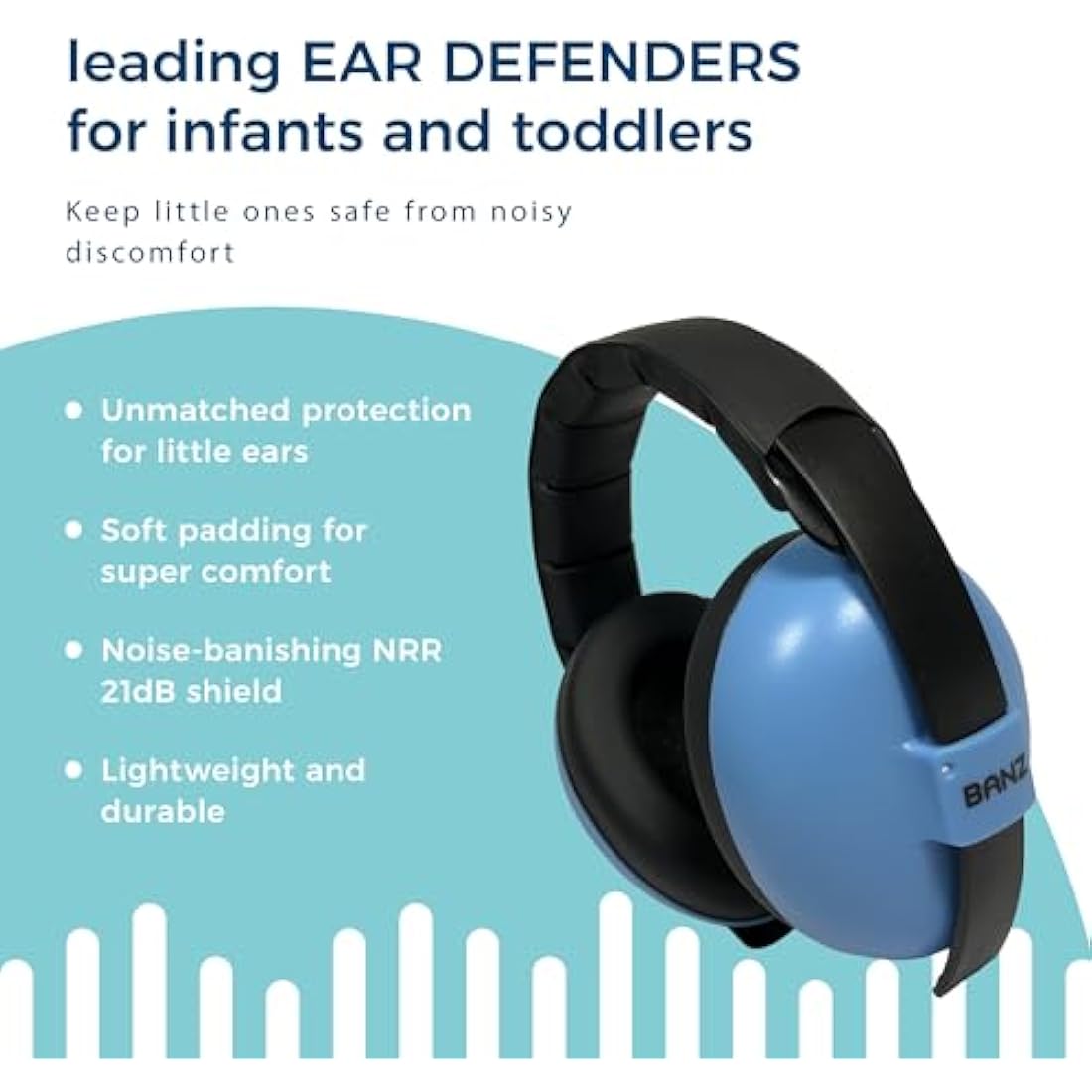 Banz Baby Ear Defenders – Noise Cancelling Headphones for 0-36 Months