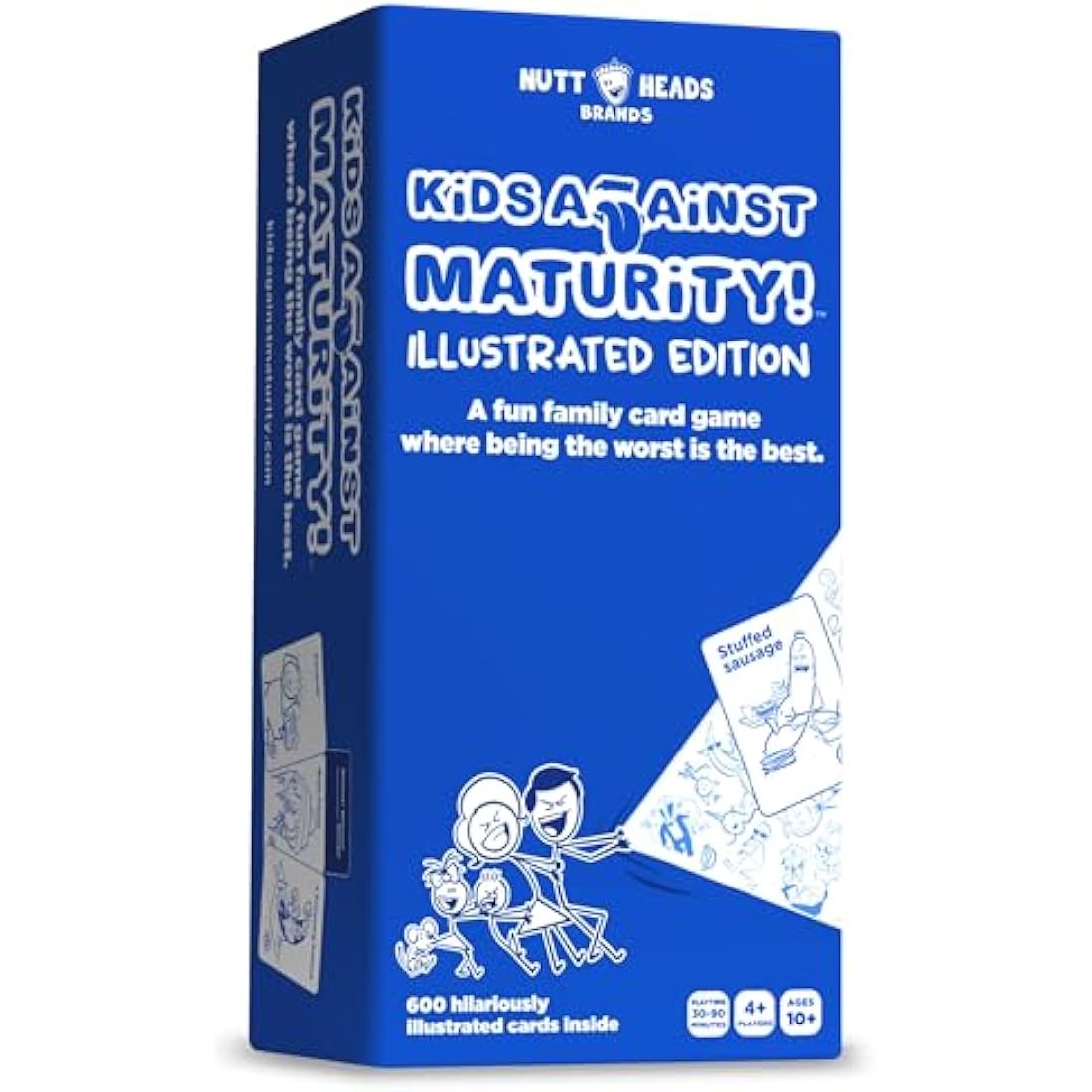 Kids Against Maturity Card Game – Hilarious Family Party Game, 600 Cards