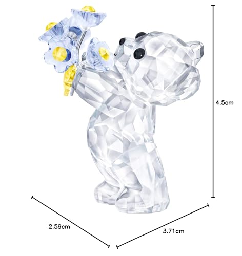 Swarovski Kris Bear Forget-Me-Not – Crystal Collectible Figurine