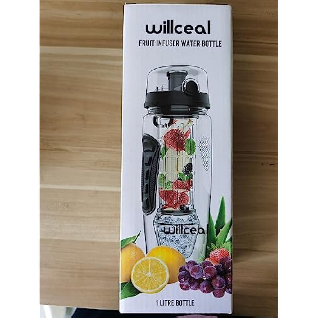 Jolof Store Fruit Infuser Water Bottle | 32oz Tritan with Ice Gel Ball