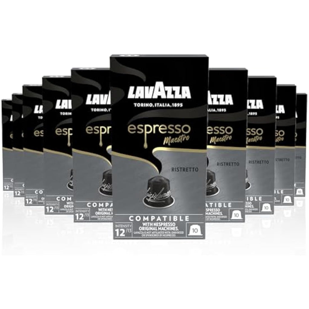 Lavazza Espresso Maestro Ristretto - 100 Nespresso Compatible Capsules