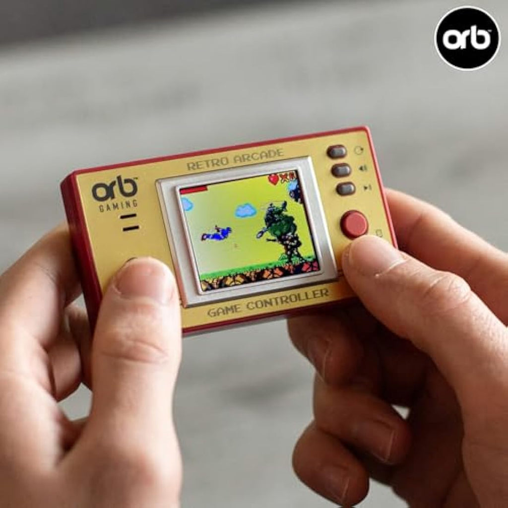 Orb Retro Handheld Games Console & Arcade Bundle | 390 8-Bit Games