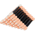 G2PLUS 100PCS Disposable Eyeshadow Applicators – Beige Sponge Brushes
