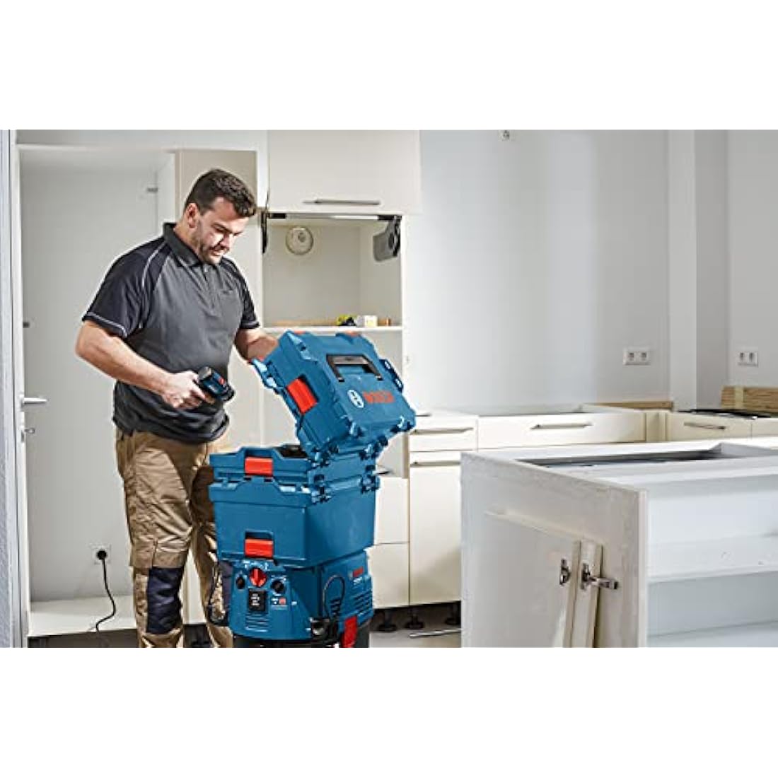 Bosch Professional L-BOXX 136 Stackable Tool Case – 14.7L ABS Plastic