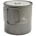 TOAKS Ultralight Titanium Camping Pot and Cup - 650ml (POT-650-L)