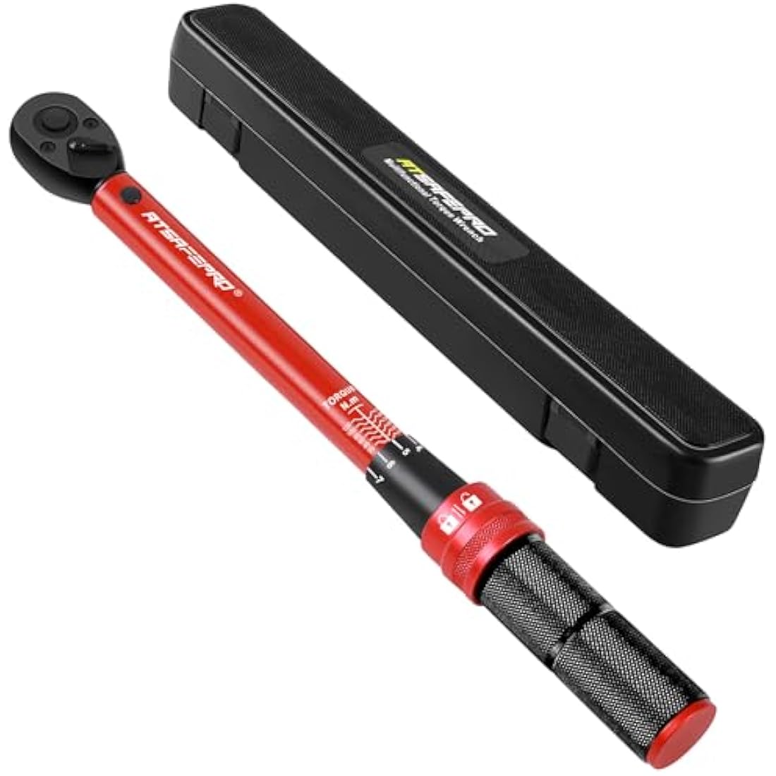 ATsafepro 3/8 Inch Drive Click Torque Wrench | 10-120 Nm Dual-Direction