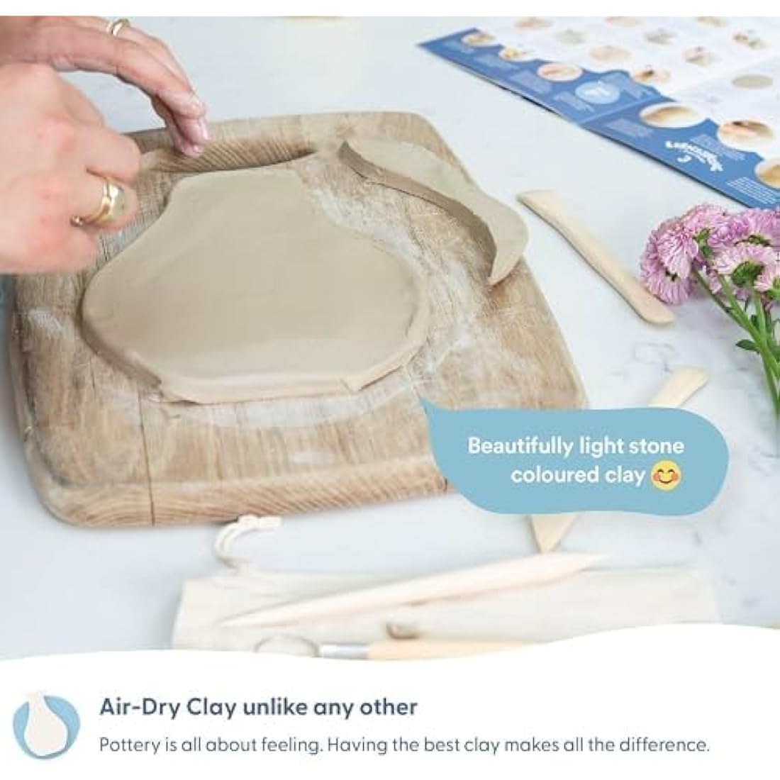 Sculpd Candle Making & Pottery Kit – 2 Person DIY Soy Wax & Clay Set