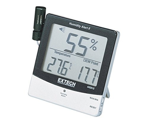 Extech 445815 Digital Humidity Alert & Temperature Monitor with Alarm