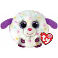 TY Teeny Puffies Munchkin Lamb - 10cm White Polka Dot Plush Toy