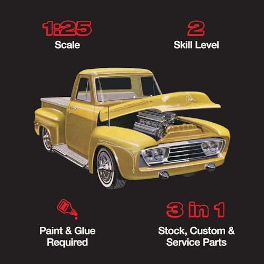 Round2 AMT882/12 Vintage Car Model Kit – Retro Hobby Assembly Set