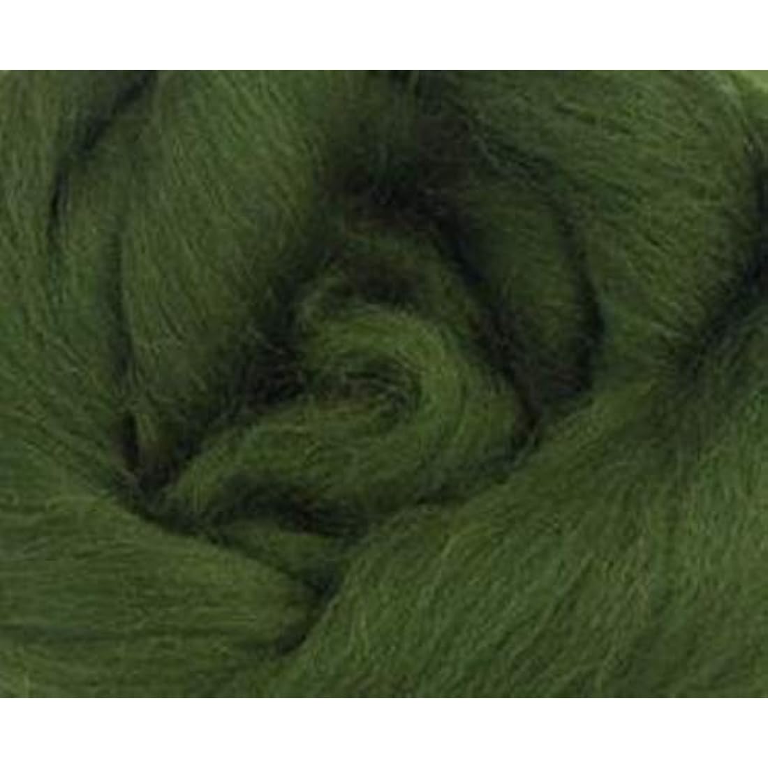Woodland Green Merino Wool Roving - 9 Pack for Felting