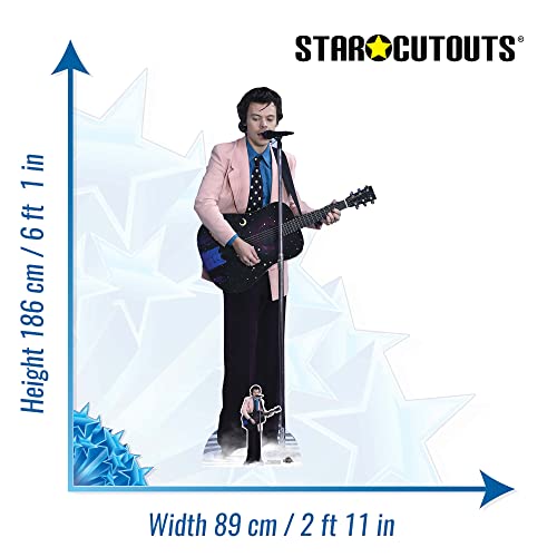 Harry Styles Pink Jacket Lifesize Cardboard Cutout by Star Cutouts