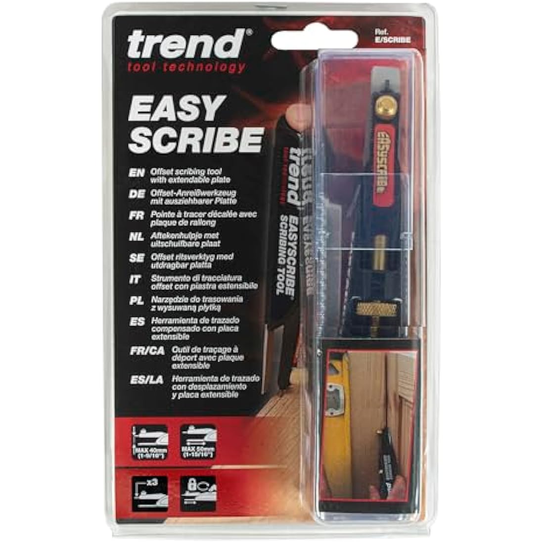 Trend EasyScribe Scribing Tool – Precise Marking Gauge for Carpentry