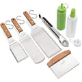 7-Piece Stainless Steel Metal Spatula and Griddle Set