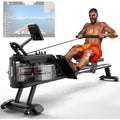 PASYOU PW30 Water Rowing Machine – Foldable Home Rower with Bluetooth