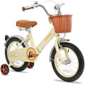 STITCH Retro Kids Bike for Girls | 12-18 Inch Steel Bicycle with Basket