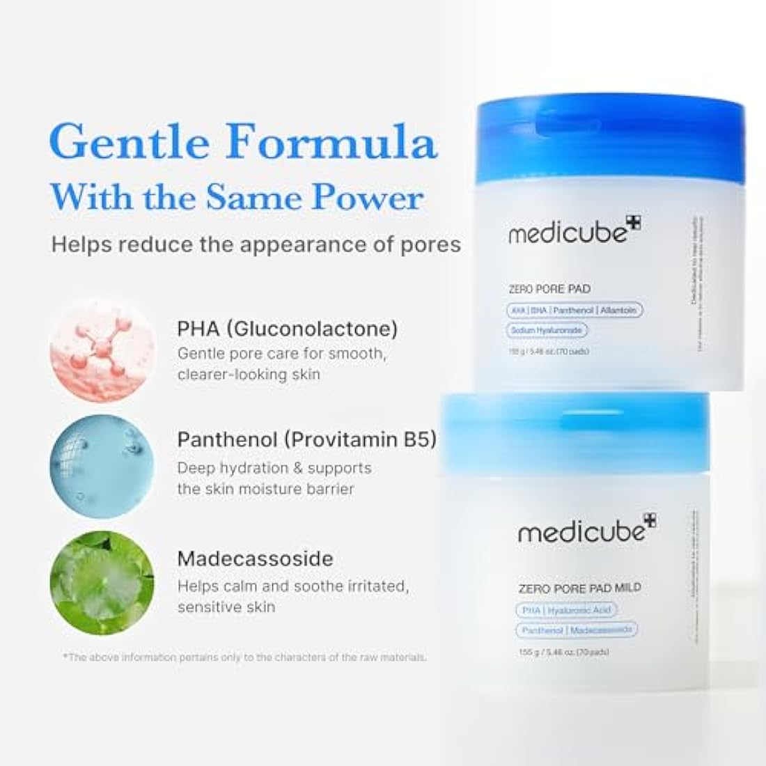 Medicube Zero Pore Pads Mild 2.0 – PHA Exfoliating Toner Pads (70ct)