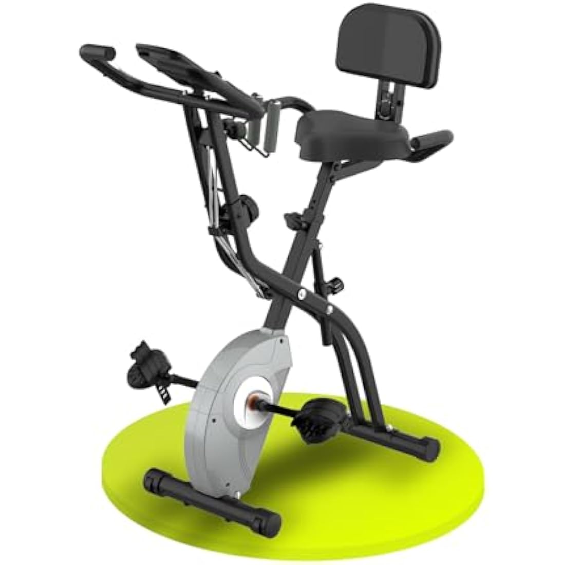 Ativafit Folding Exercise Bike – 8 Level Magnetic Resistance Cardio Bike