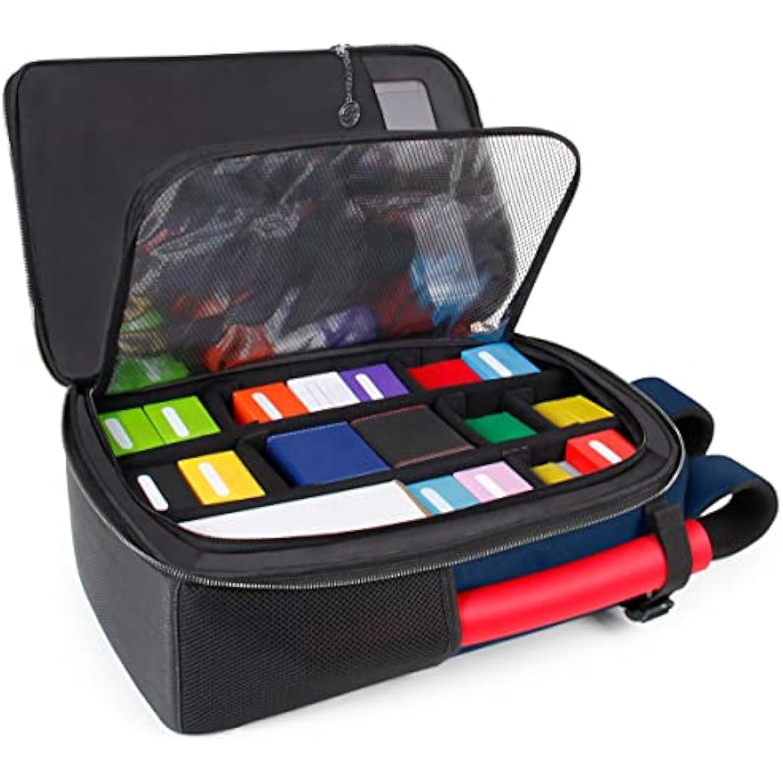 Jolof Store MTG Backpack - TCG Card Storage & Deck Box Case - Dragon Blue