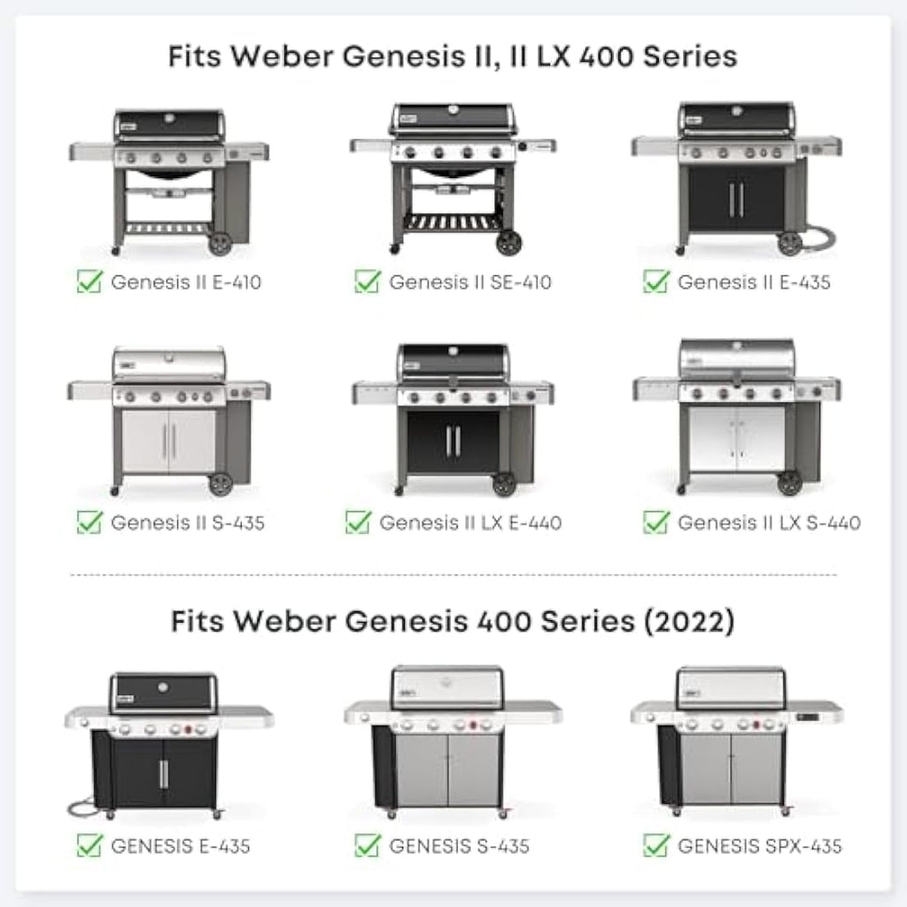 Onlyfire Nonstick Ceramic Griddle for Weber Genesis II 400 Series Grills