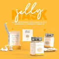 BRÜUN Calendula Jelly Mask Jar | Peel-Off Rubber Face Mask - 23 fl oz