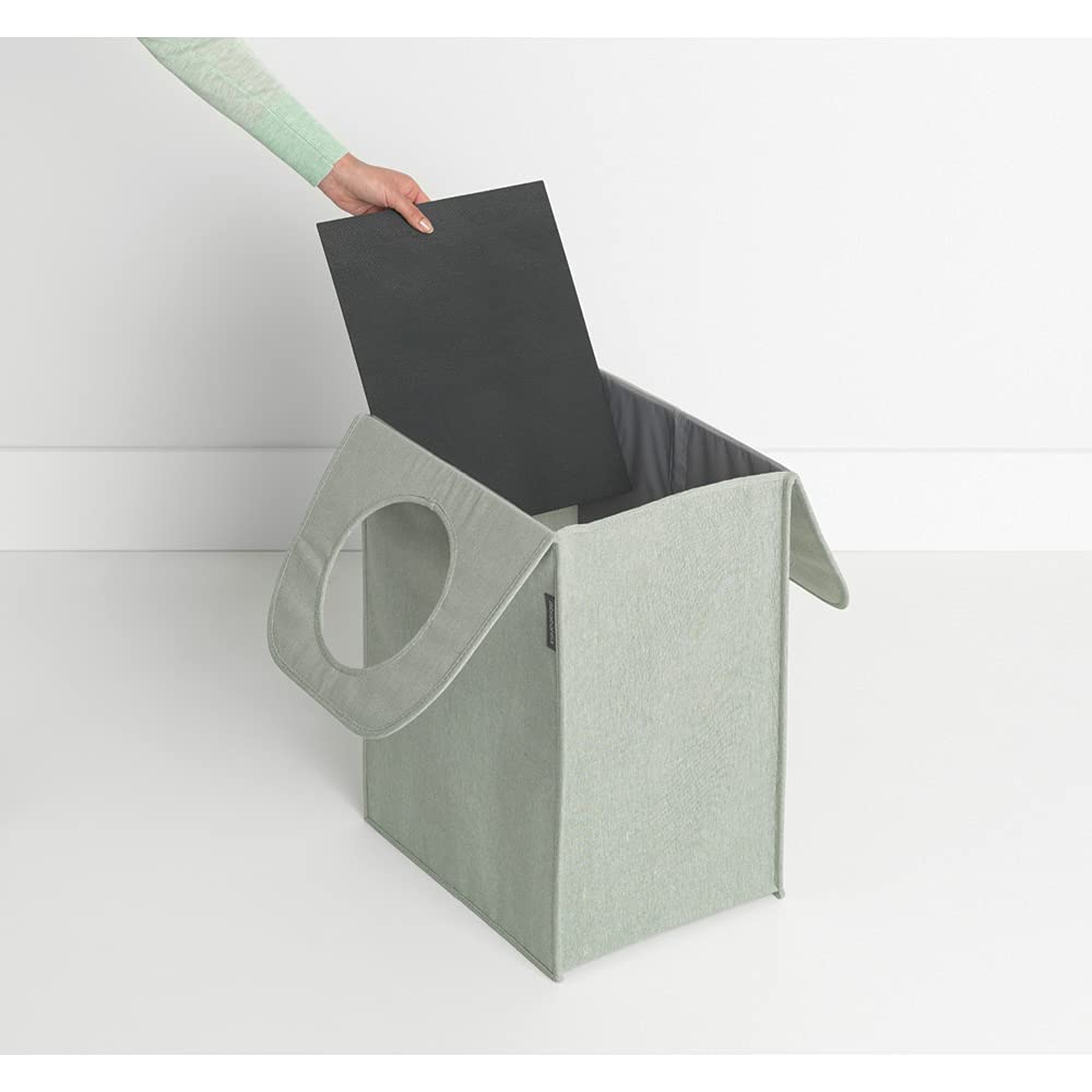 Brabantia Rectangular Laundry Bag – 55L Foldable Quick-Drop – Green