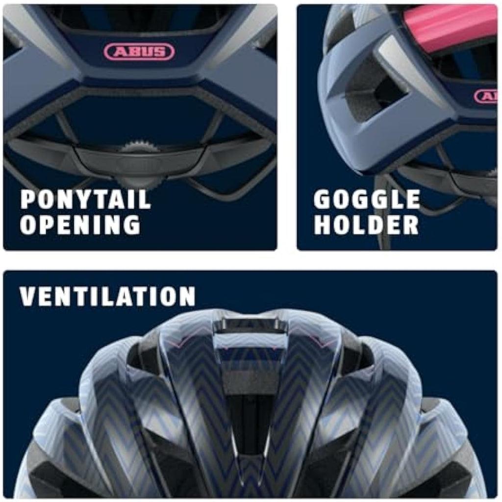 ABUS StormChaser Road Bike Helmet – Lightweight Vented Cycling Helmet