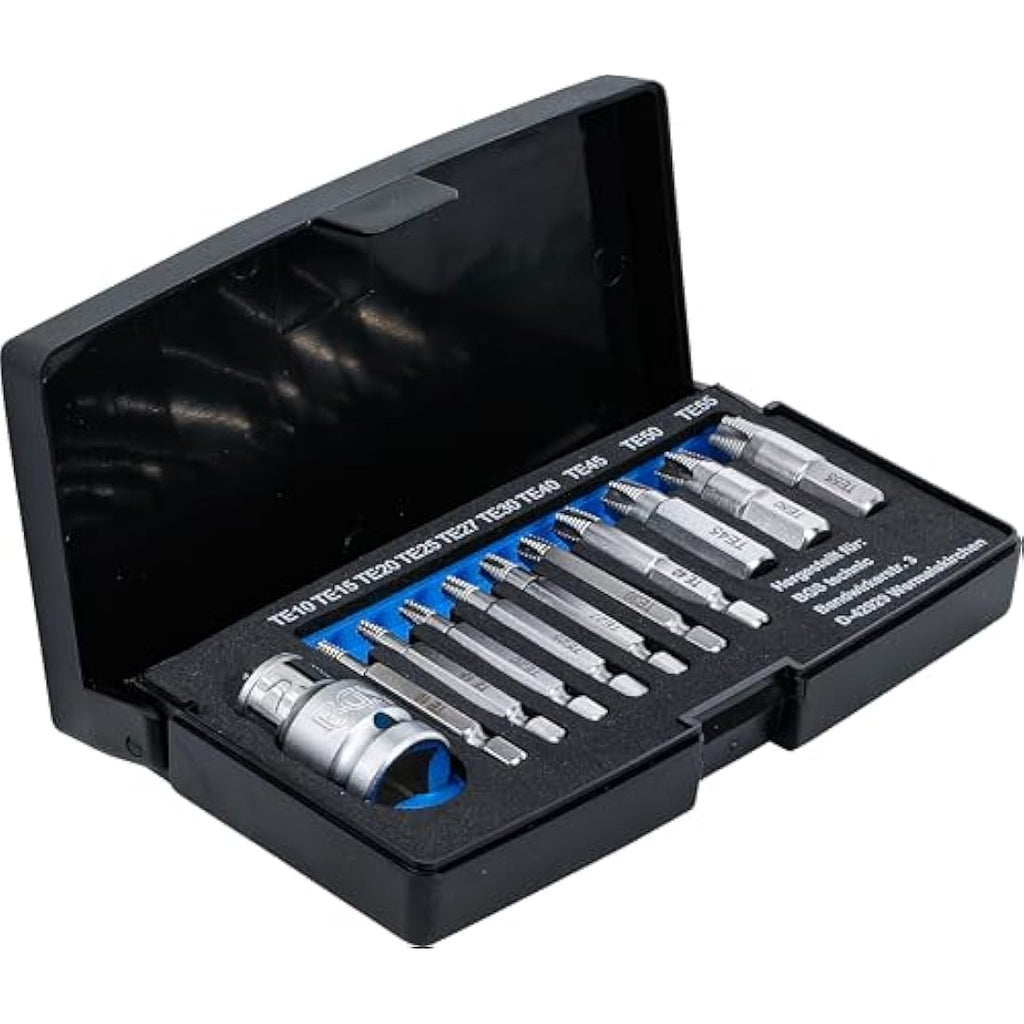 BGS Technic Screw Extractor Set for Damaged Torx T10-T55 | 11 Pcs