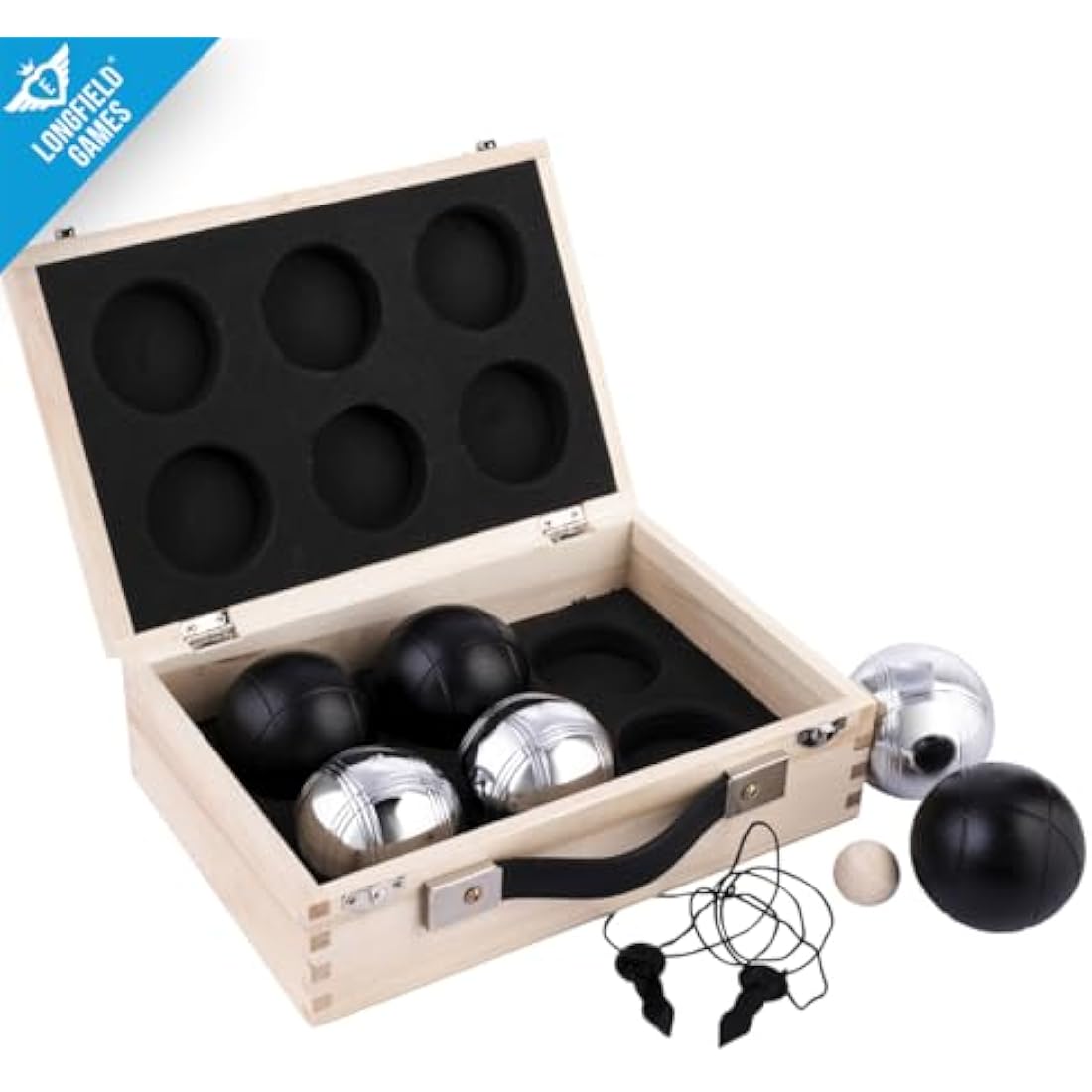 Engelhart Weiblespiele Strategy Board Game Set in Wooden Box - 6 Pack
