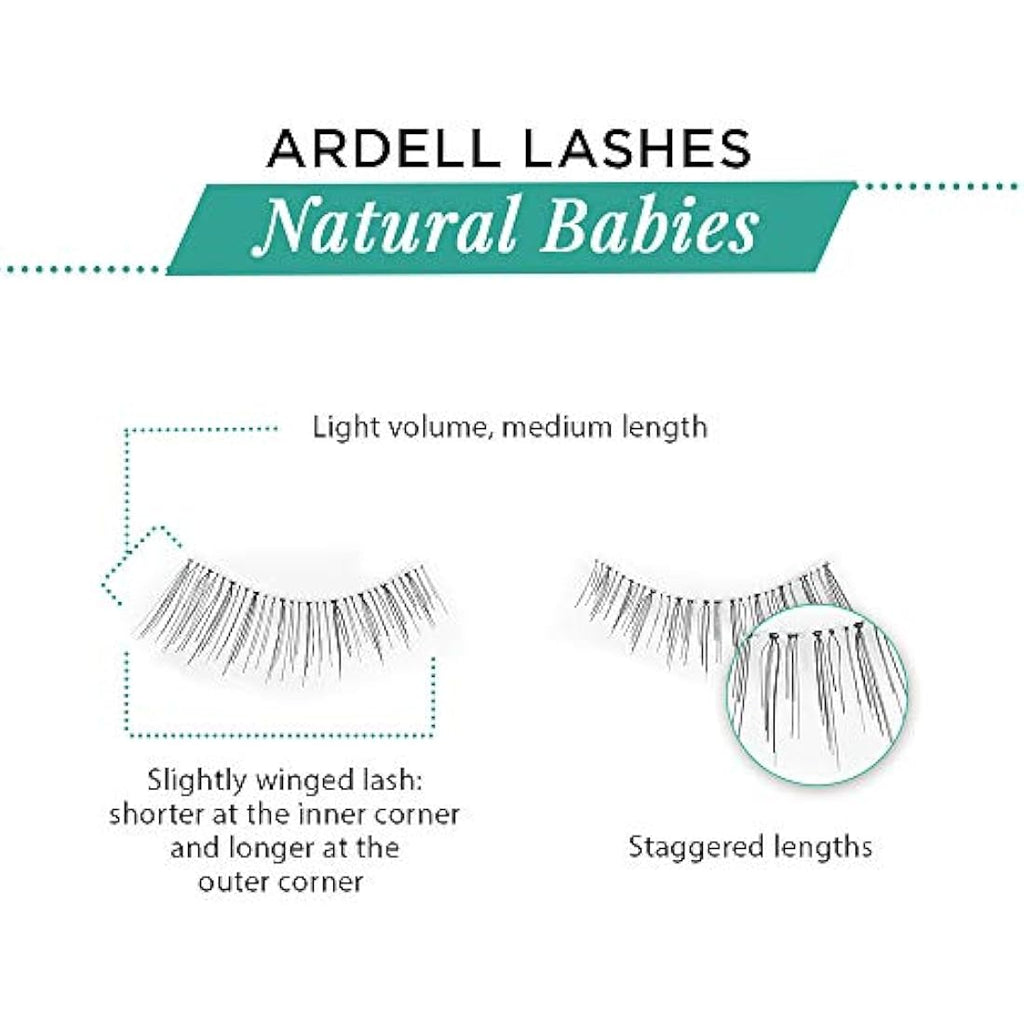 Ardell Babies False Eyelashes Multipack | 100% Human Hair - 6 Pairs