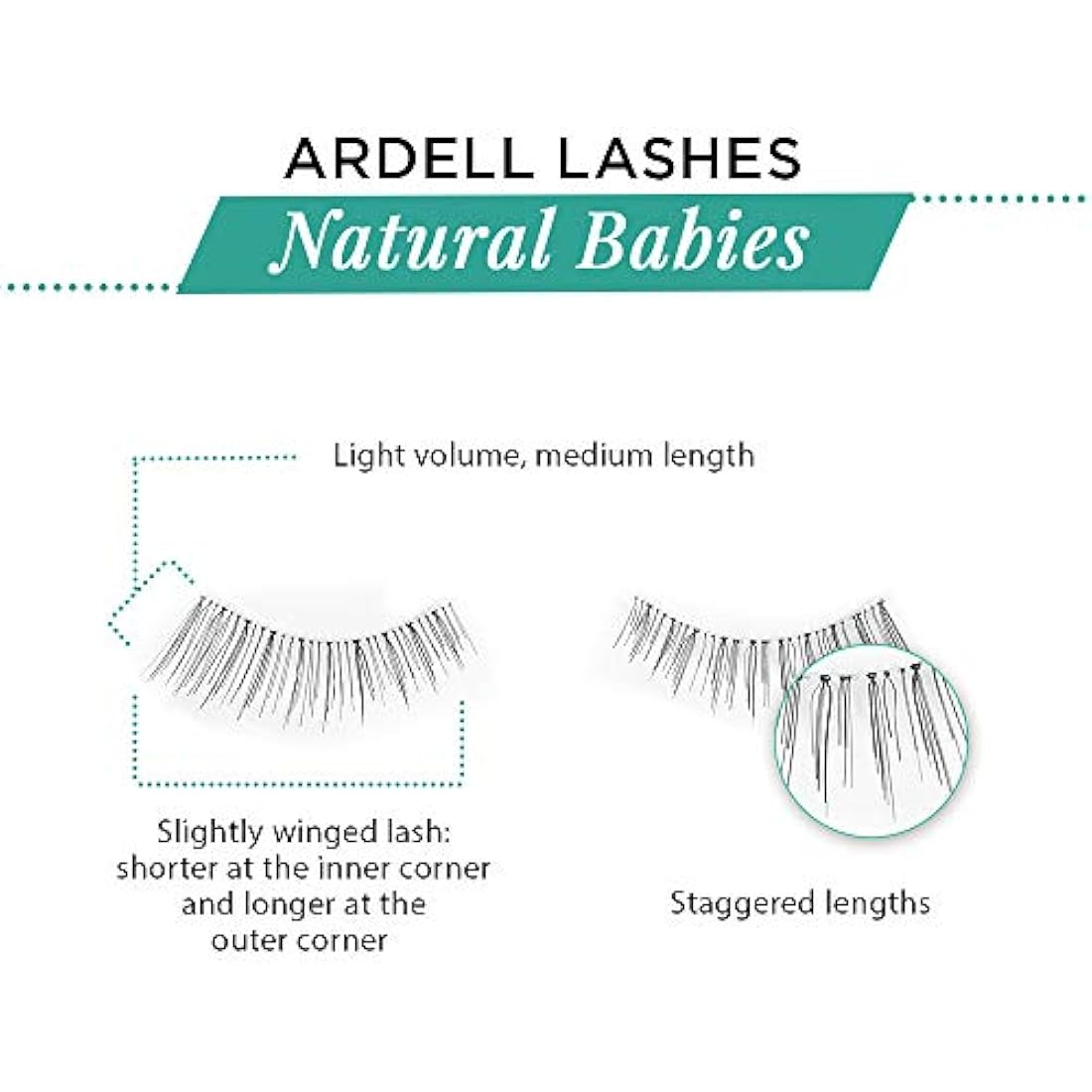 Ardell Babies False Eyelashes Multipack | 100% Human Hair - 6 Pairs