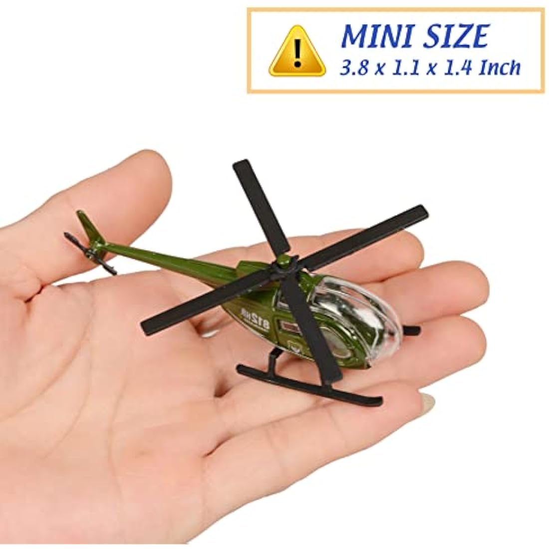 Nunki 6-Pack Die-cast Metal Military Vehicles | 1:87 Army Toy Set