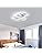 Comely Modern LED Ceiling Light – 60W White Geometric Acrylic Chandelier