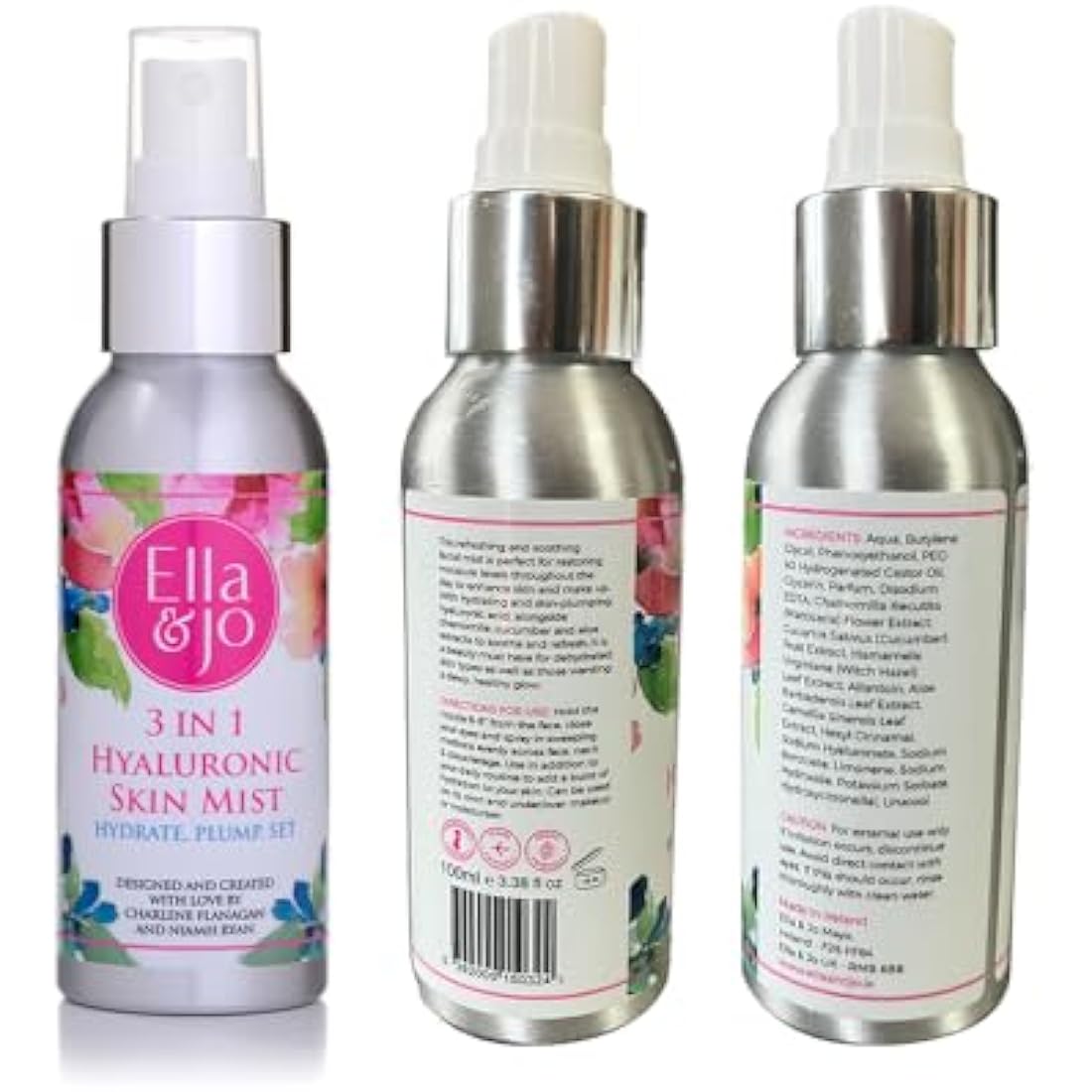 Ella & Jo Hyaluronic Face Mist – Hydrating & Plumping Facial Spray