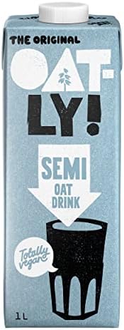 Oatly Semi Oat Milk Drink – 1L Plant-Based Dairy-Free (Pack of 6)