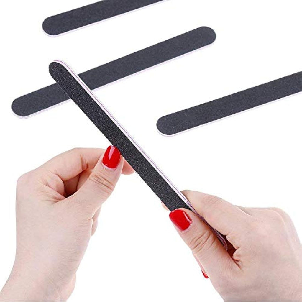 Lictin Professional Nail Files - 16 Pack 120/240 Grit Emery Boards