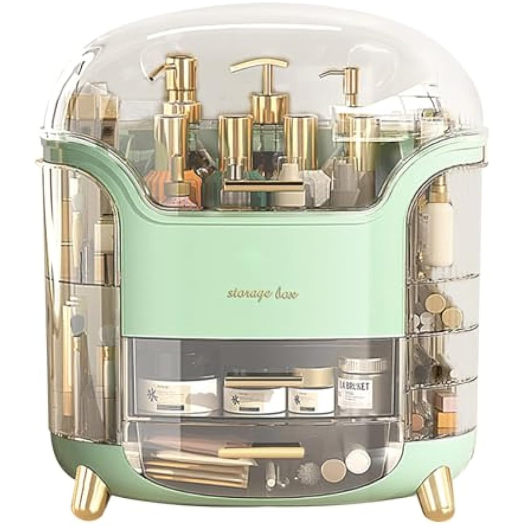 Suyoo Large Acrylic Makeup Organiser – Dustproof Cosmetic Storage Box