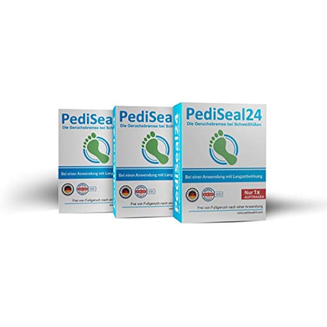 PediSeal24 Foot Cream Deodorant – Long-Term Odor Control with Socks