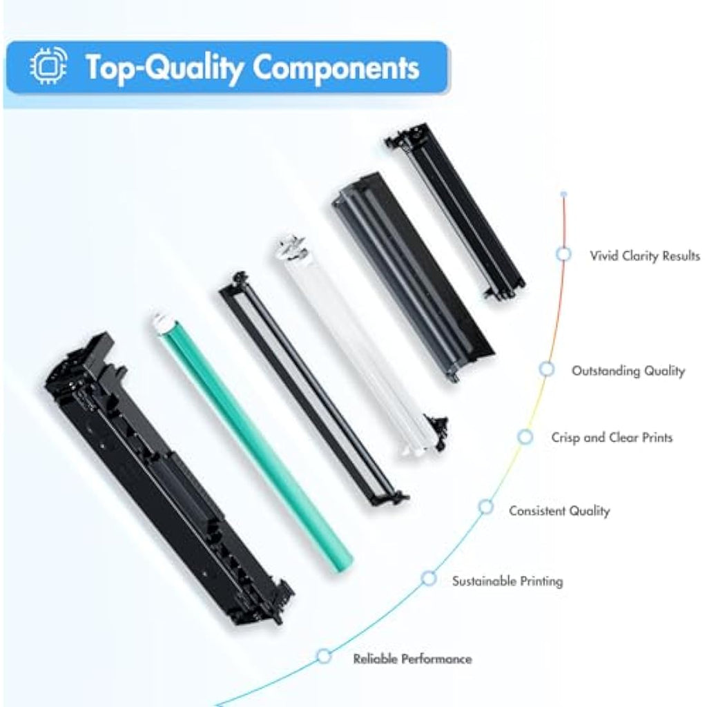 True Image HP 410A CF410A Compatible Toner Cartridge 4-Pack | Black & Color