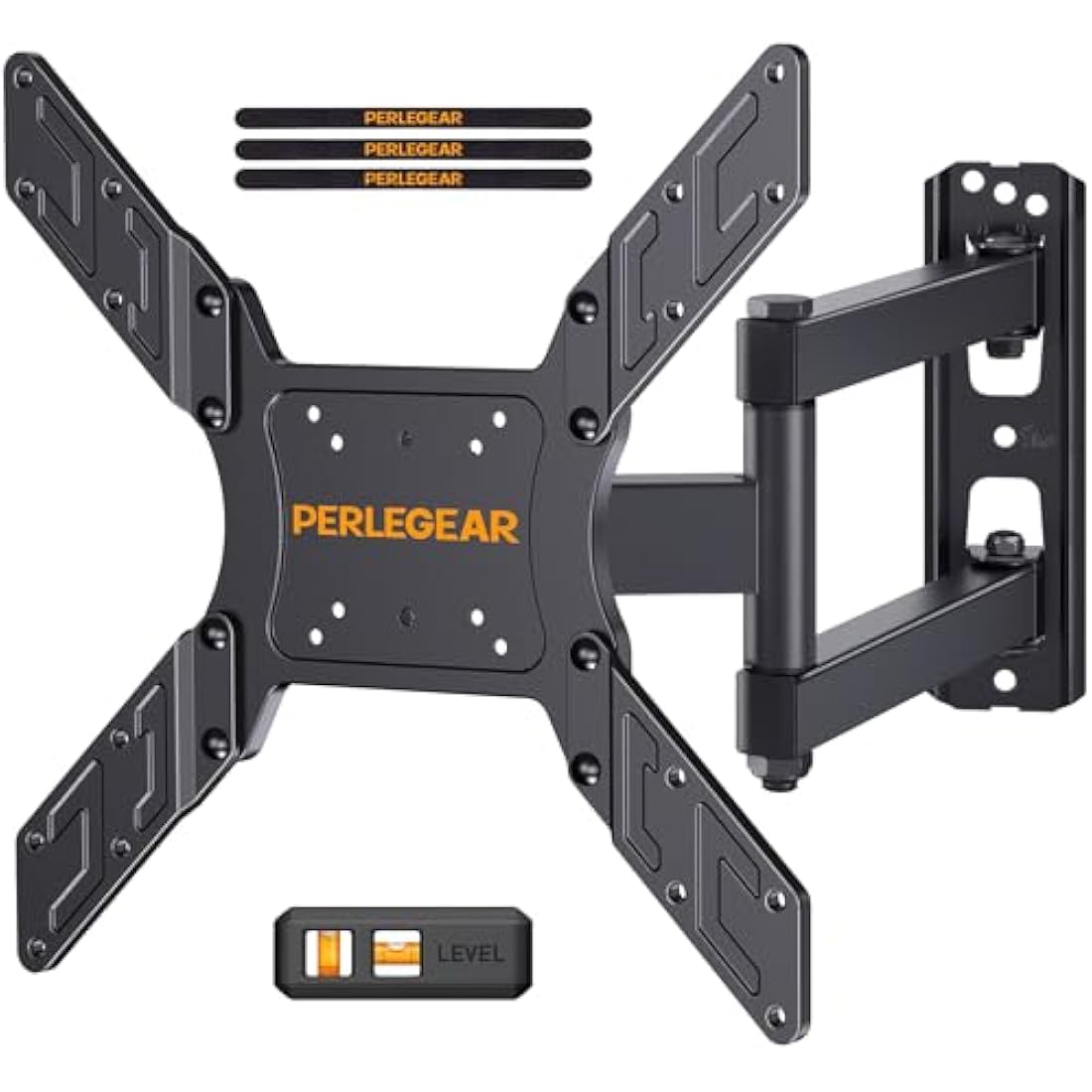 Perlegear TV Wall Mount | Swivel & Tilt Bracket for 26-60 Inch TVs