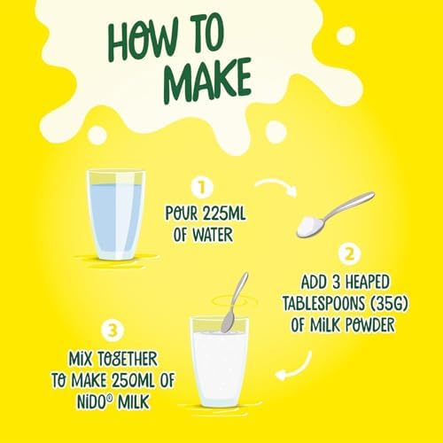 Nido Instant Full Cream Milk Powder – High Protein Halal Dairy, 2.5kg Tin