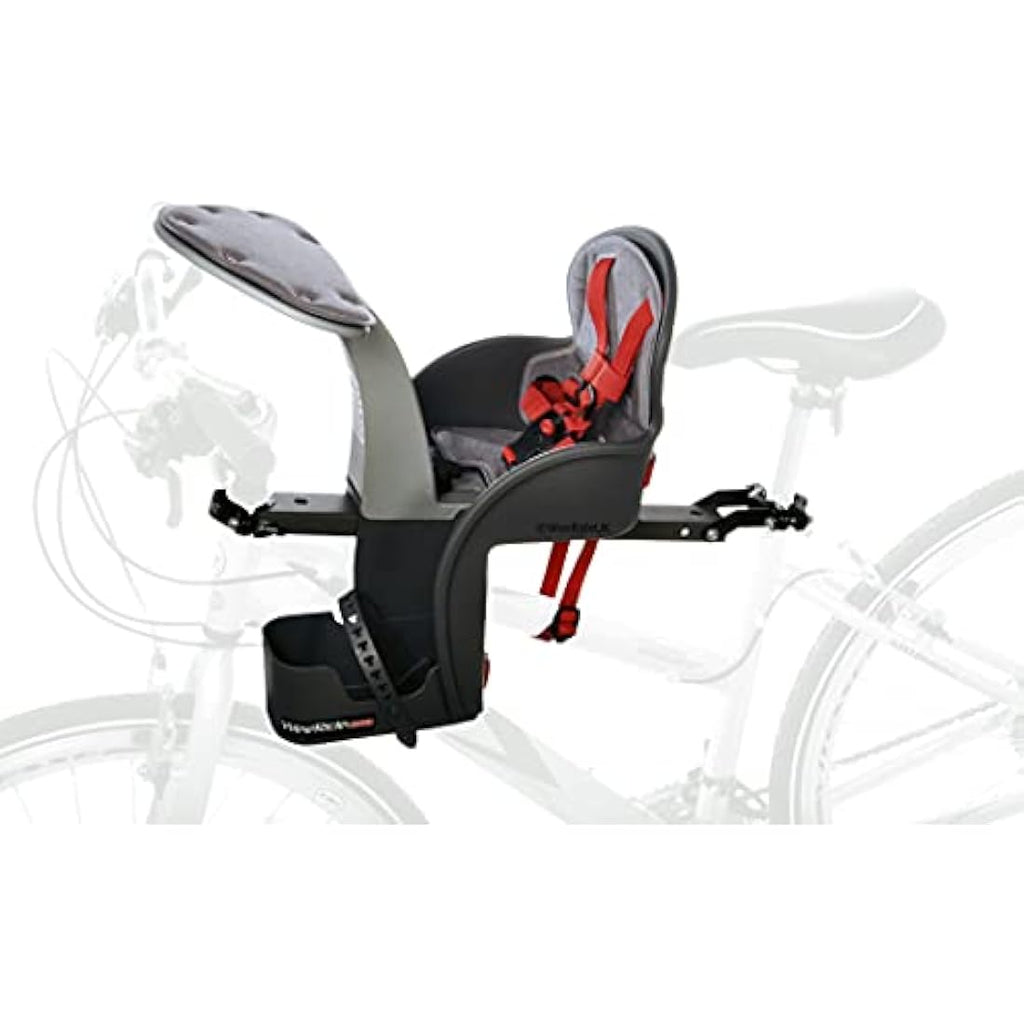 WeeRide Classic Centre Mount Baby Bike Seat for Ages 1-4 – Grey