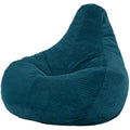 Icon Dalton Corduroy Recliner Bean Bag Chair - Teal Green - Large