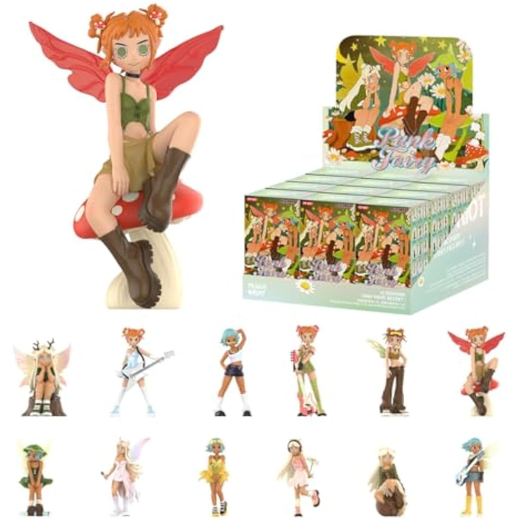 POP MART Peach Riot Punk Fairy Series Blind Box Figures - 12 Piece Set