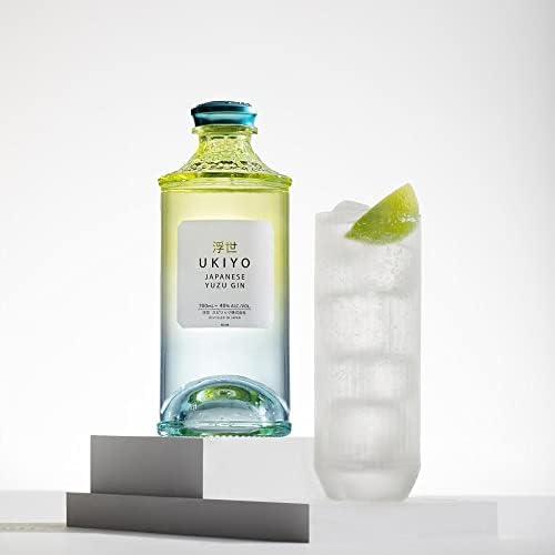 Ukiyo Yuzu Japanese Craft Gin – Citrus & Botanical Spirits – 70cl