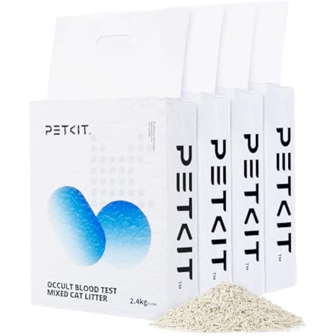 PETKIT Tofu & Bentonite Mixed Cat Litter – Health Monitoring, 4 Packs