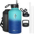 Coolflask 2L Insulated Water Bottle | Half Gallon Stainless Steel Jug